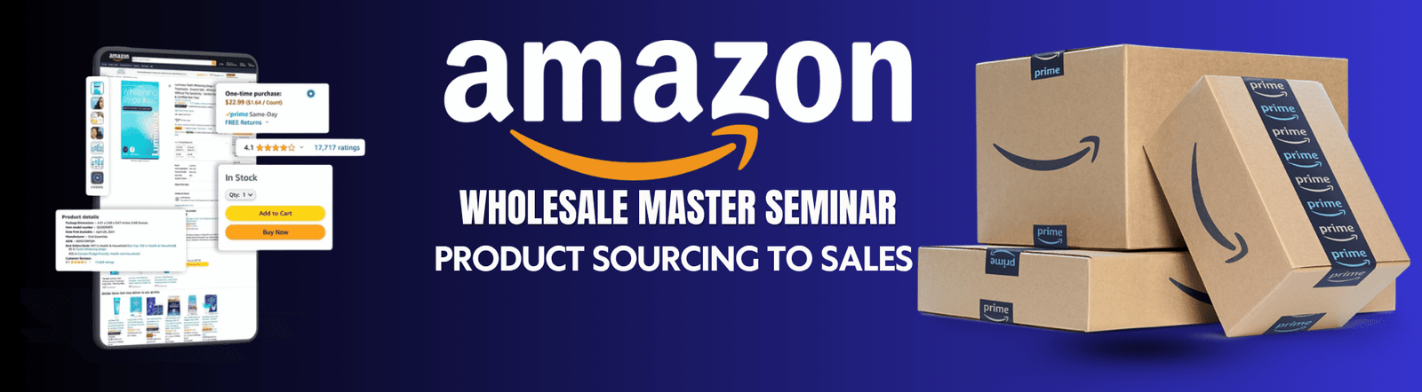 Free Amazon Wholesale Master Seminar: Product Sourcing to Sales